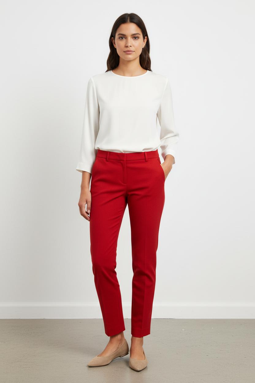 Pantalon Rouge - Taille S/36
