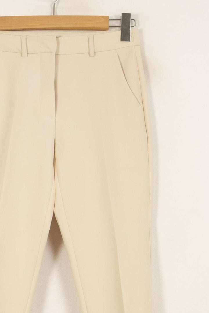 Pantalon Beige - Taille S/36 de la marque Max Mara | PLY1062 - Vendu par Paradigme - Image 3