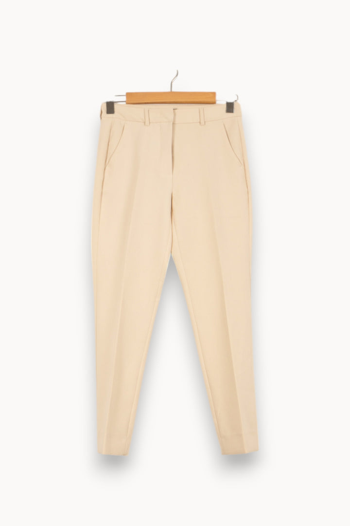 Pantalon Beige - Taille S/36 de la marque Max Mara | PLY1062 - Vendu par Paradigme - Image 2