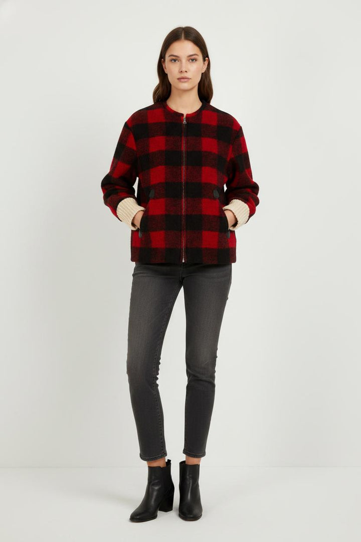 Veste Rouge et Noire - Taille L/40
