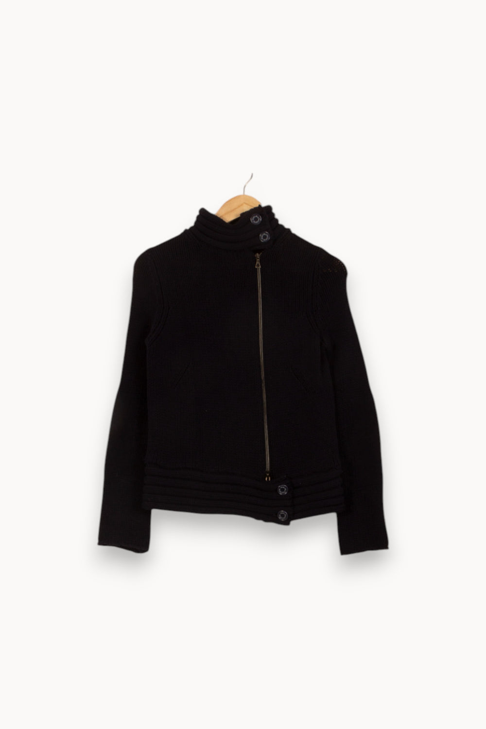 Blouson Noir - Taille S/36 de la marque Zadig&Voltaire | PLY1072 - Vendu par Paradigme - Image 2