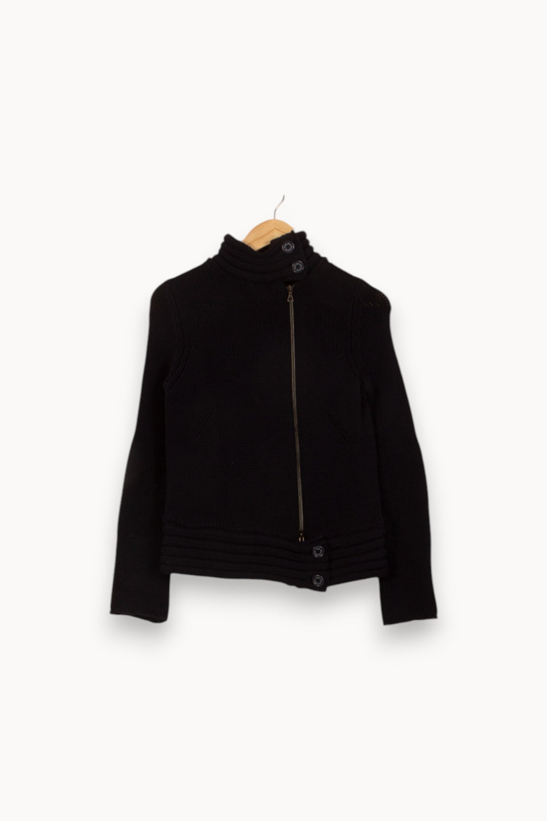 Blouson Noir - Taille S/36 de la marque Zadig&Voltaire | PLY1072 - Vendu par Paradigme - Image 2