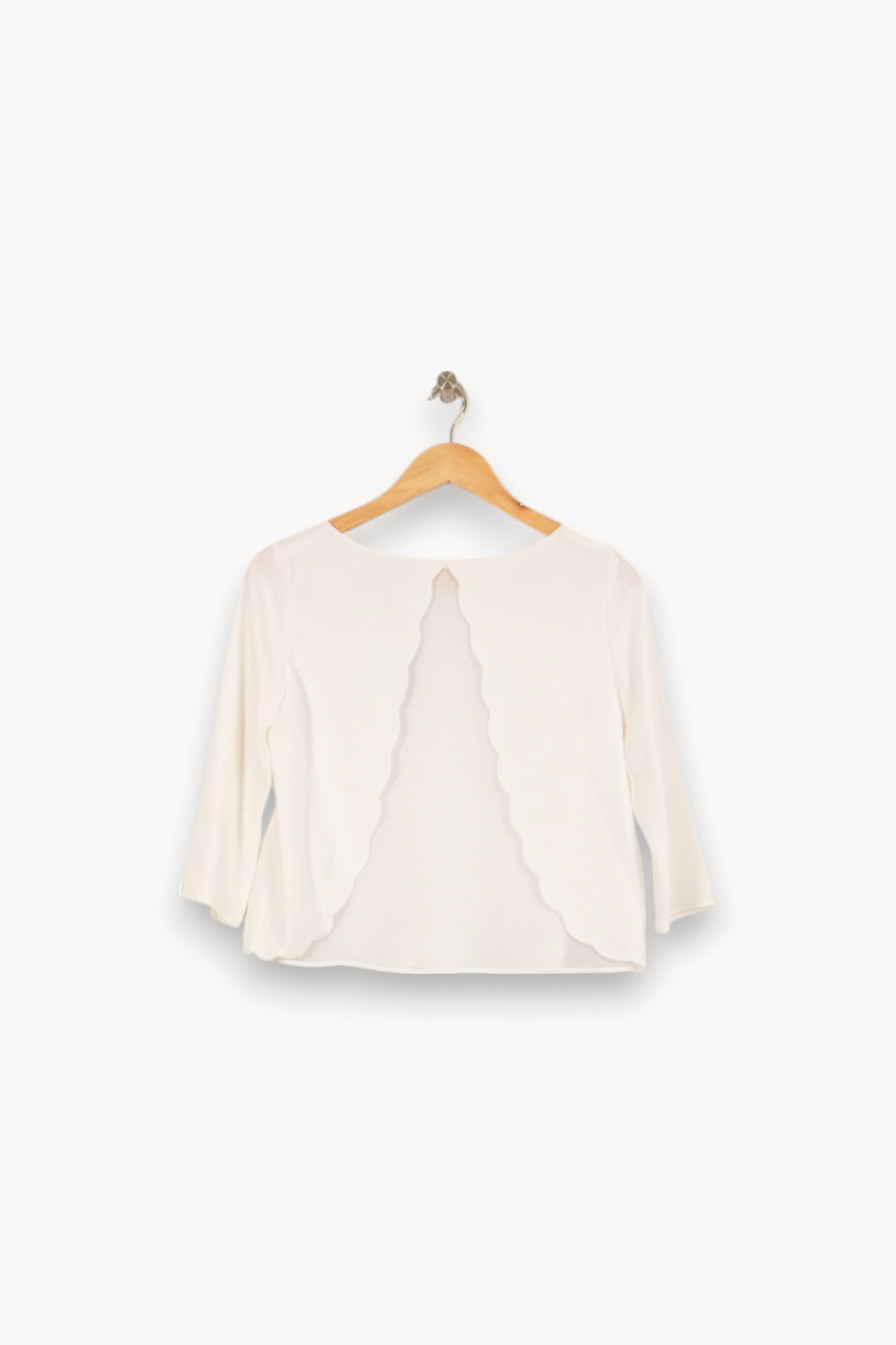 Top Blanc - Taille S/36 de la marque Claudie Pierlot | PLY1074 - Vendu par Paradigme - Image 4