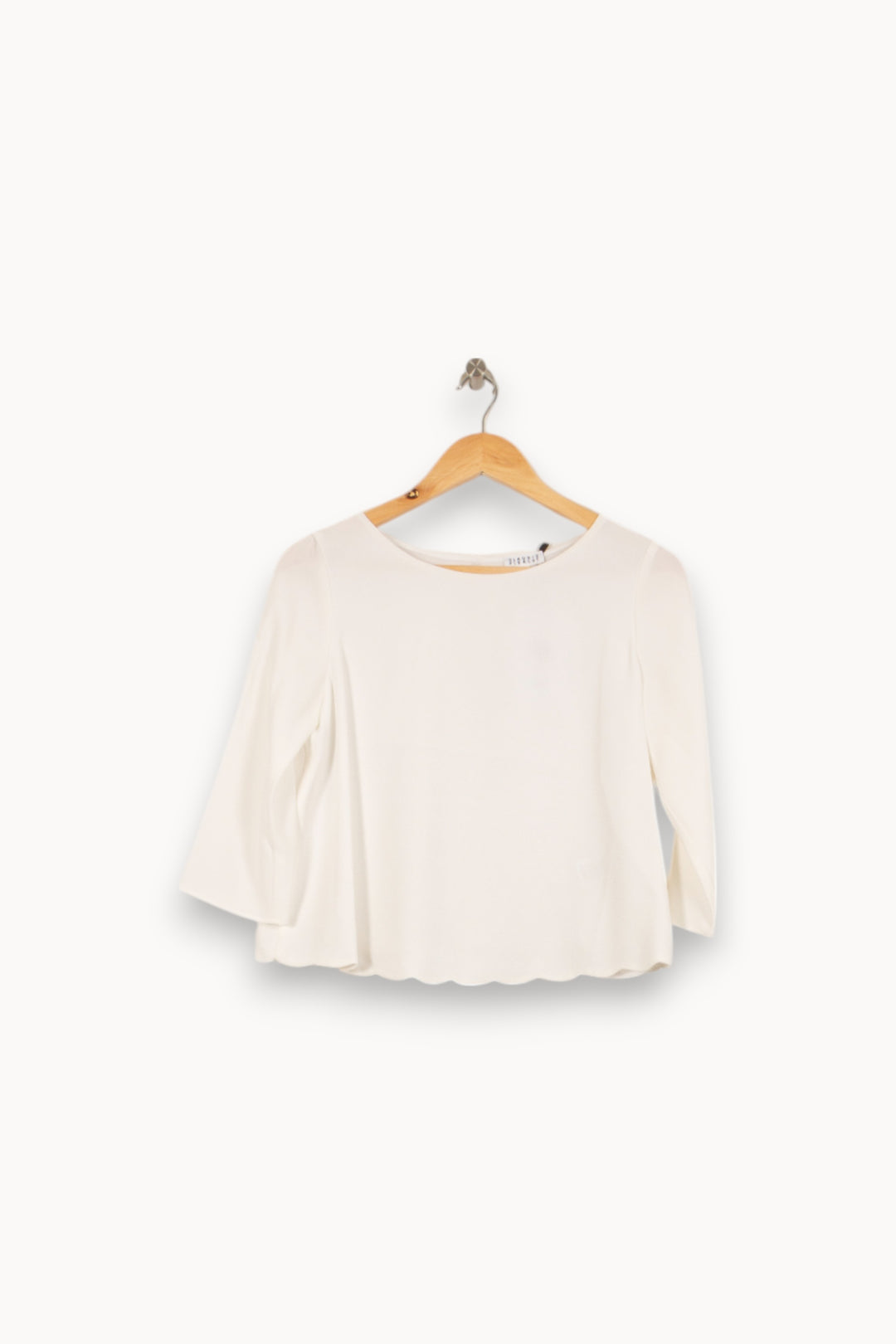 Top Blanc - Taille S/36 de la marque Claudie Pierlot | PLY1074 - Vendu par Paradigme - Image 2