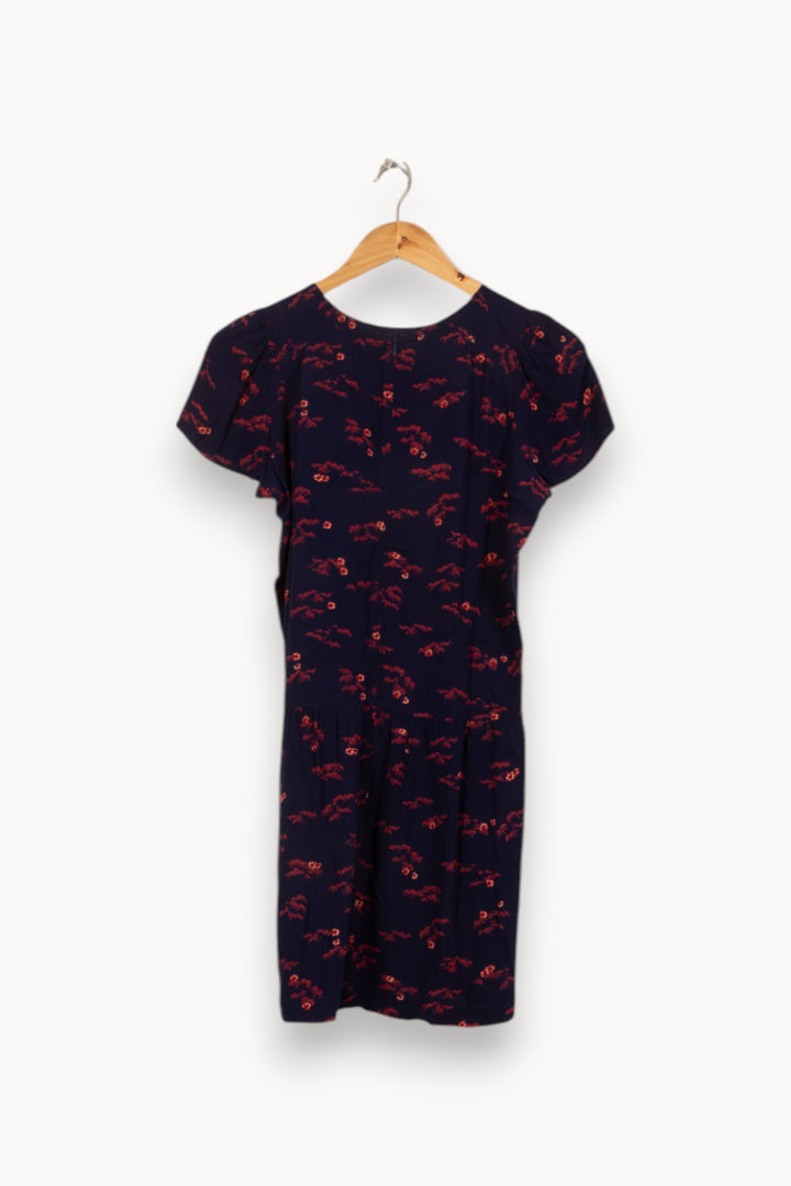 Robe Midi Bleue et Rouge - Taille S/36 de la marque Sessùn | PLY1075 - Vendu par Paradigme - Image 4