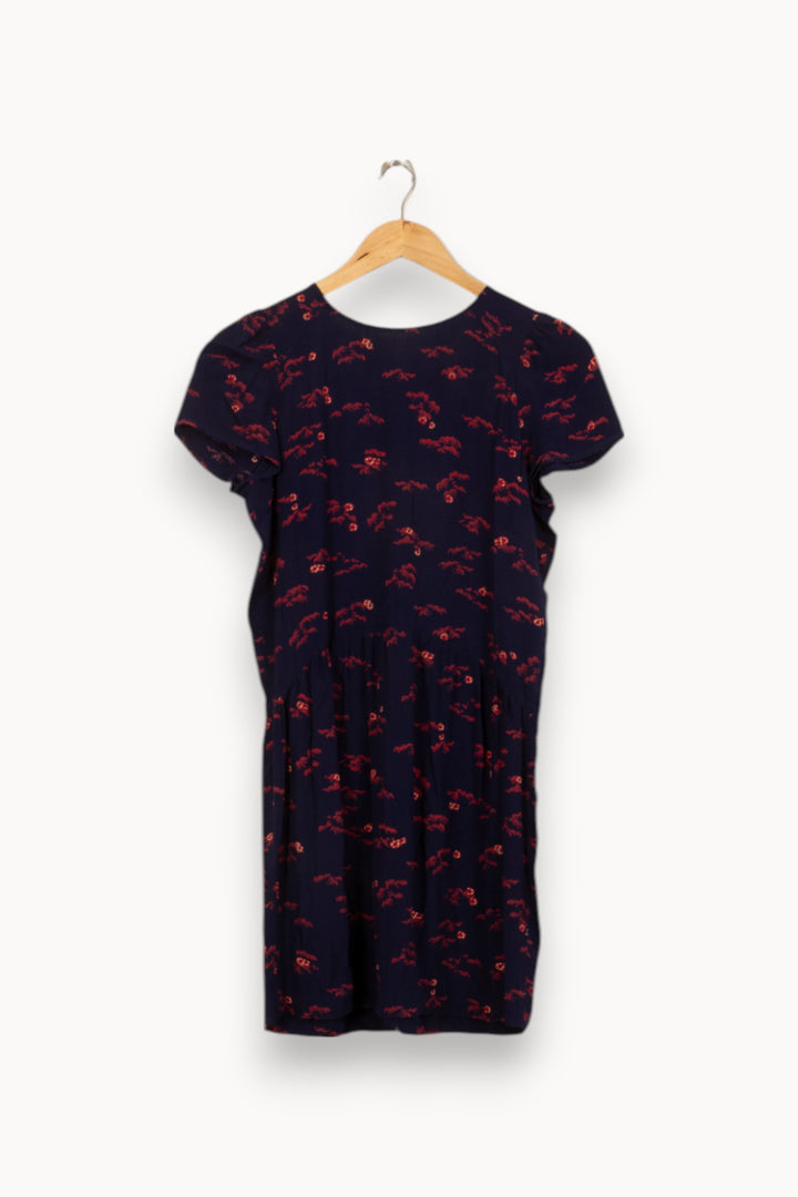 Robe Midi Bleue et Rouge - Taille S/36 de la marque Sessùn | PLY1075 - Vendu par Paradigme - Image 2