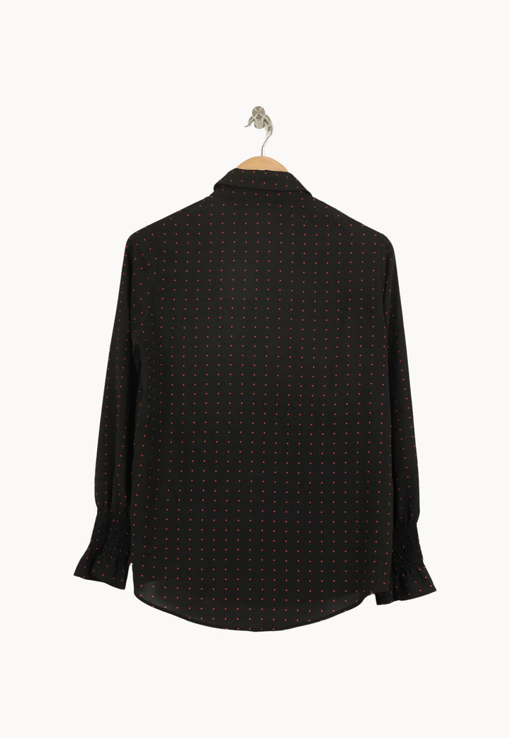 Chemise Noire et Rouge - Taille XS/34 de la marque The Kooples | PLY1080 - Vendu par Paradigme - Image 4