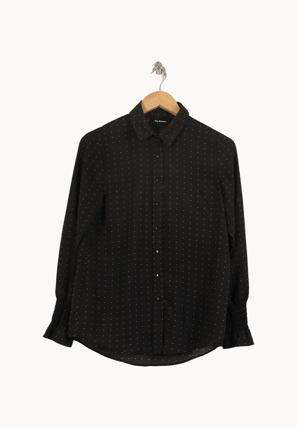 Chemise Noire et Rouge - Taille XS/34 de la marque The Kooples | PLY1080 - Vendu par Paradigme - Image 2