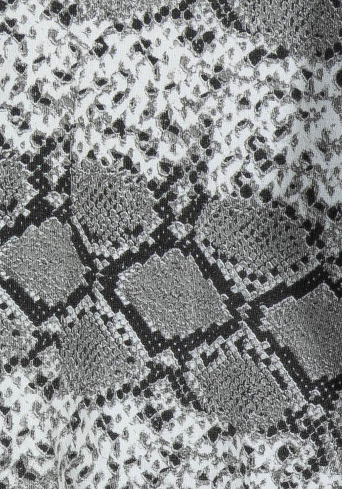 T-shirt épais gris crocodile - Taille M/38 de la marque Sandro | PLY1085 - Vendu par Paradigme - Image 3