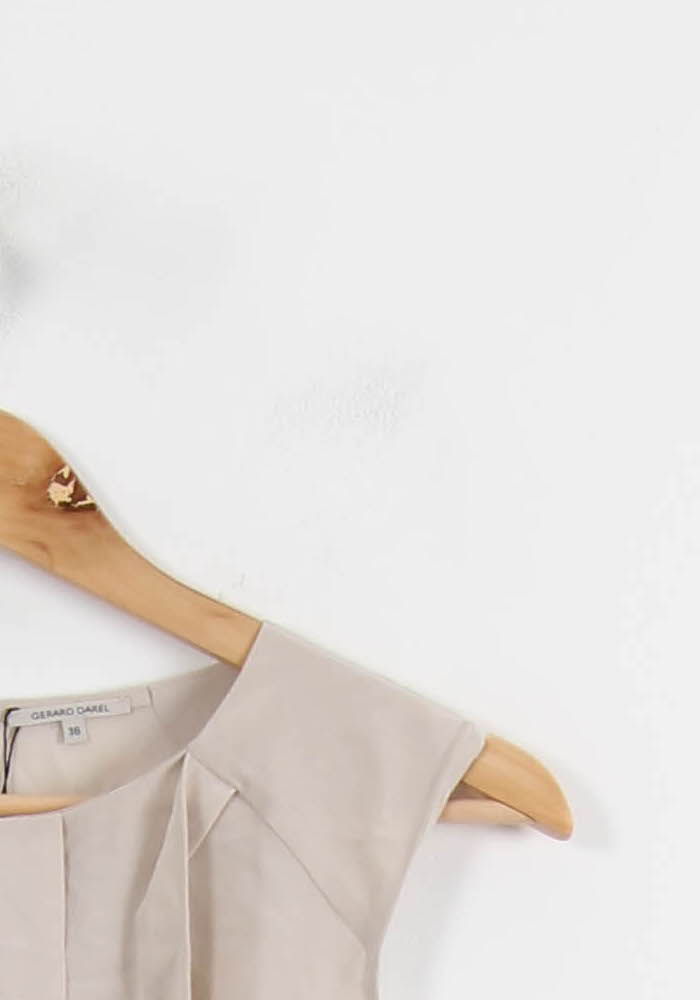 Blouse Beige - Taille S/36 de la marque Gerard Darel | PLY1090 - Vendu par Paradigme - Image 3