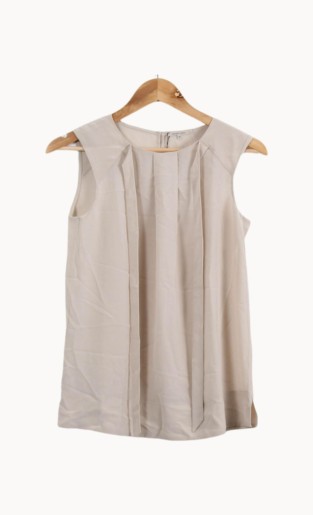 Blouse Beige - Taille S/36 de la marque Gerard Darel | PLY1090 - Vendu par Paradigme - Image 2