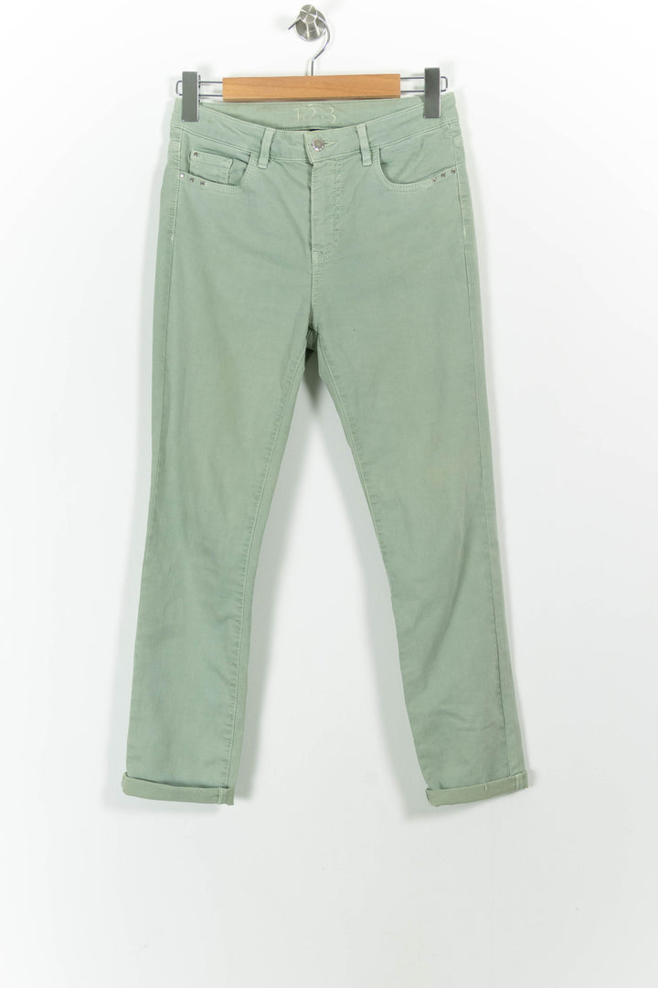 Pantalon Chino Vert - Taille M/38 de la marque Maison 123 | PLY1106 - Vendu par Paradigme - Image 2
