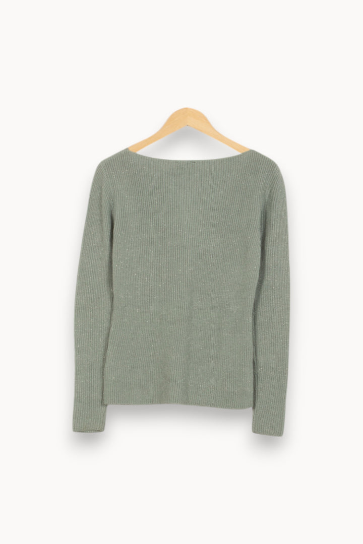 Pull Bleu - Taille XS/34 de la marque Caroll | PLY1121 - Vendu par Paradigme - Image 4
