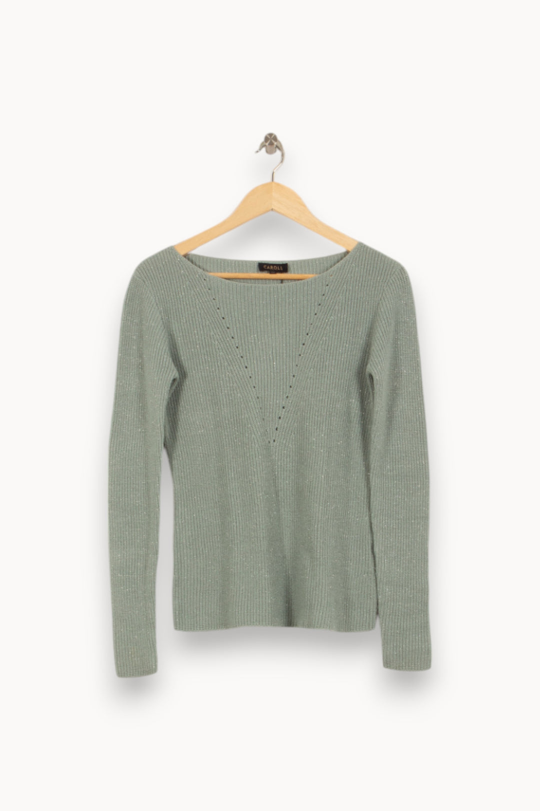 Pull Bleu - Taille XS/34 de la marque Caroll | PLY1121 - Vendu par Paradigme - Image 2