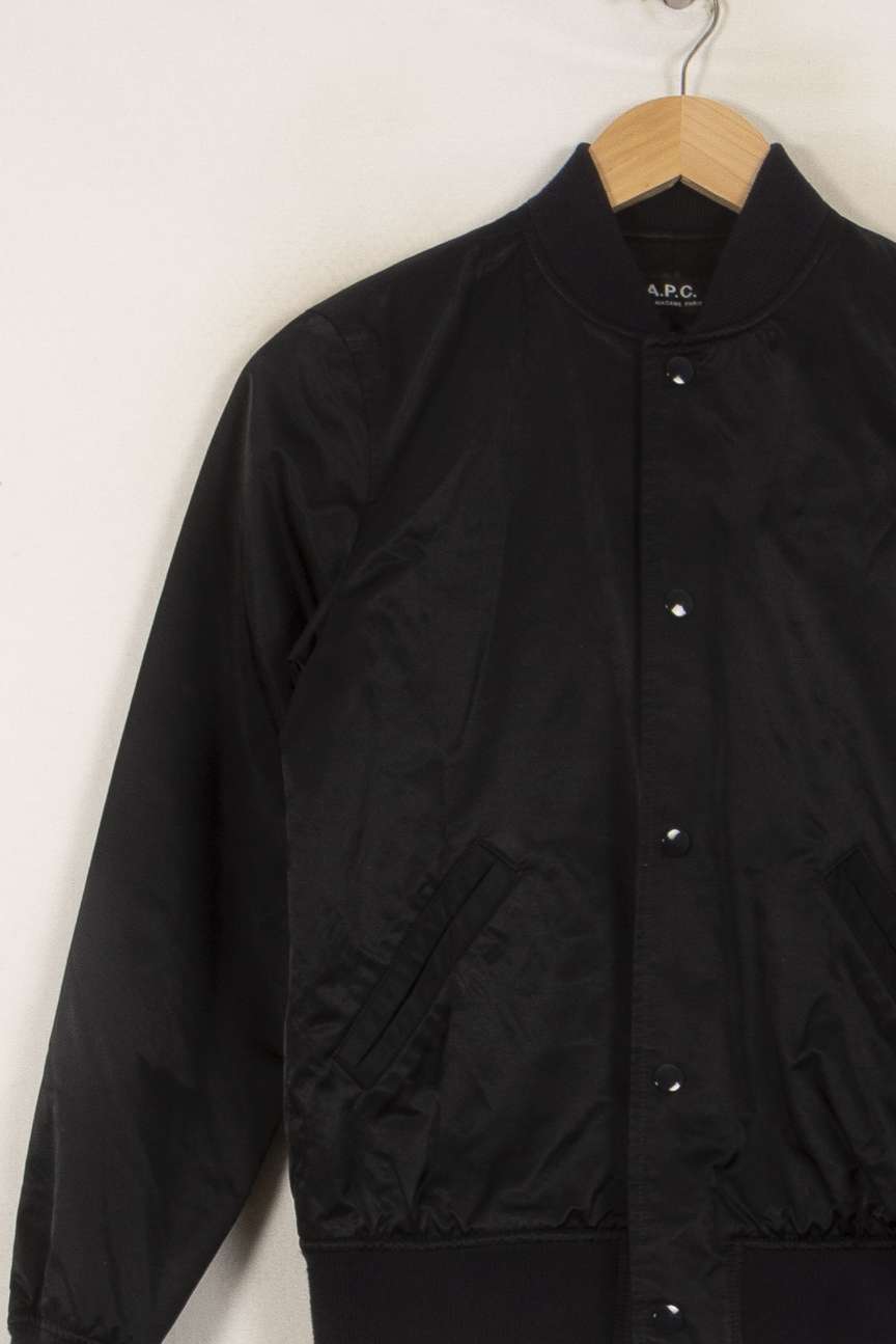 Blouson Noir - Taille XS/34 de la marque A.P.C. | PLY1122 - Vendu par Paradigme - Image 3