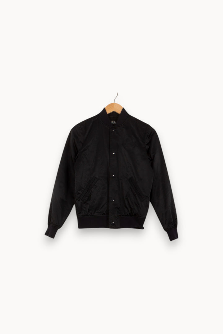 Blouson Noir - Taille XS/34 de la marque A.P.C. | PLY1122 - Vendu par Paradigme - Image 2
