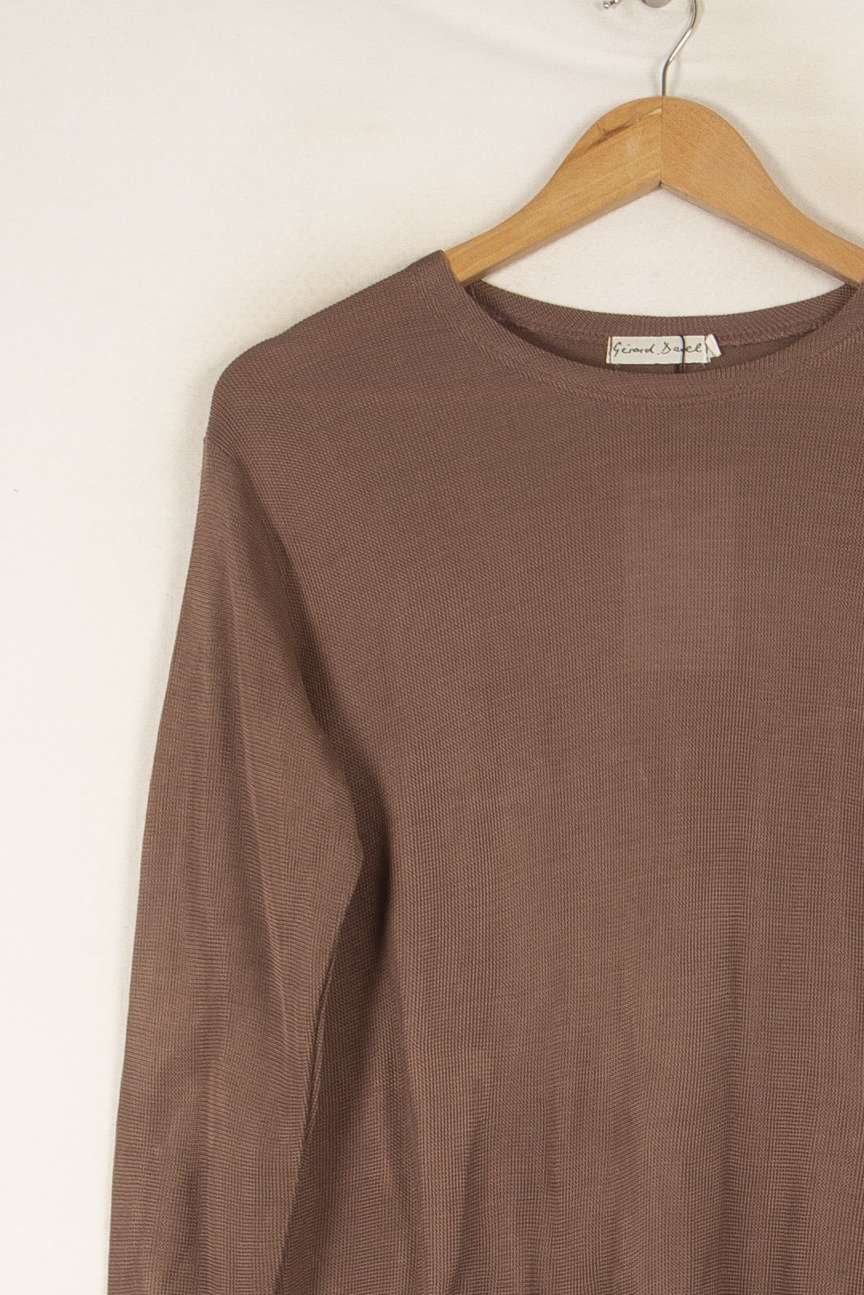 Pull Marron - Taille S/36 de la marque Gerard Darel | PLY1124 - Vendu par Paradigme - Image 2