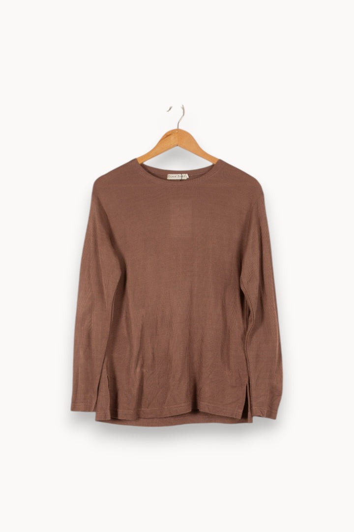 Pull Marron - Taille S/36 de la marque Gerard Darel | PLY1124 - Vendu par Paradigme - Image 1