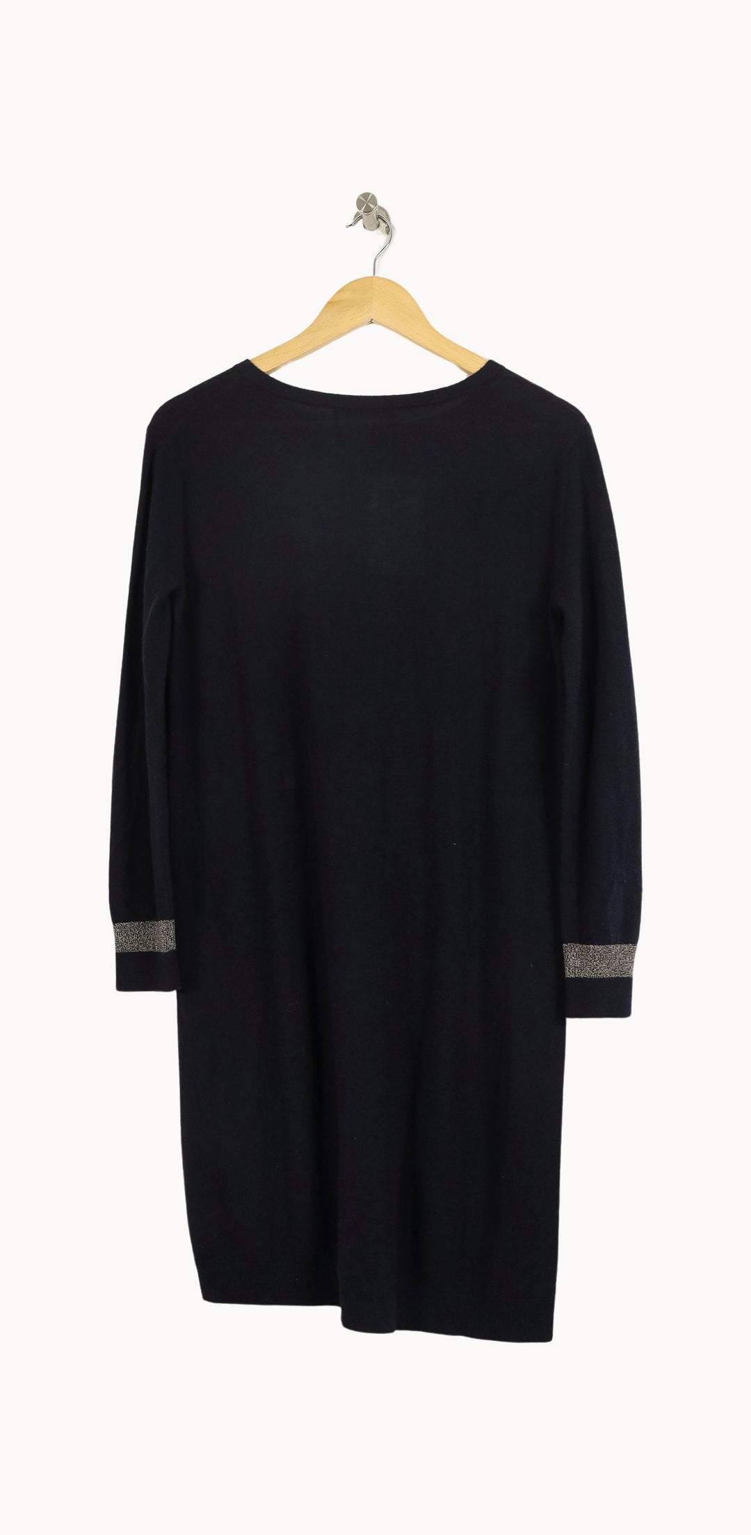 Robe Droite Bleu - Taille M/38 de la marque Max Mara | PLY1162 - Vendu par Paradigme - Image 4