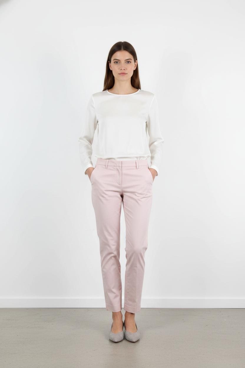 Pantalon Cigarette Rose - Taille S/36