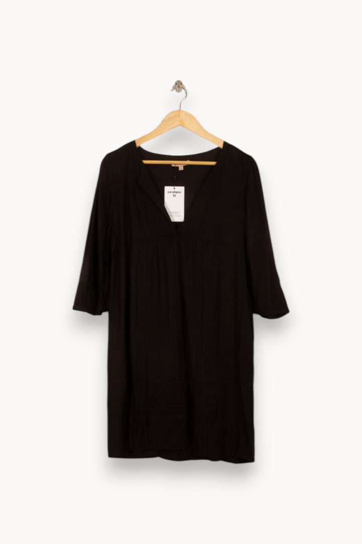 Robe Courte Noire - Taille L/40 de la marque Sandro | PLY1182 - Vendu par Paradigme - Image 2