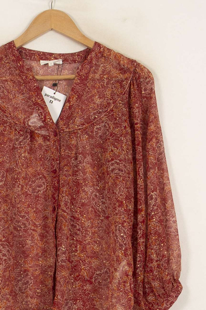 Blouse Bordeaux - Taille S/36 de la marque Grace & Mila | PLY1184 - Vendu par Paradigme - Image 3