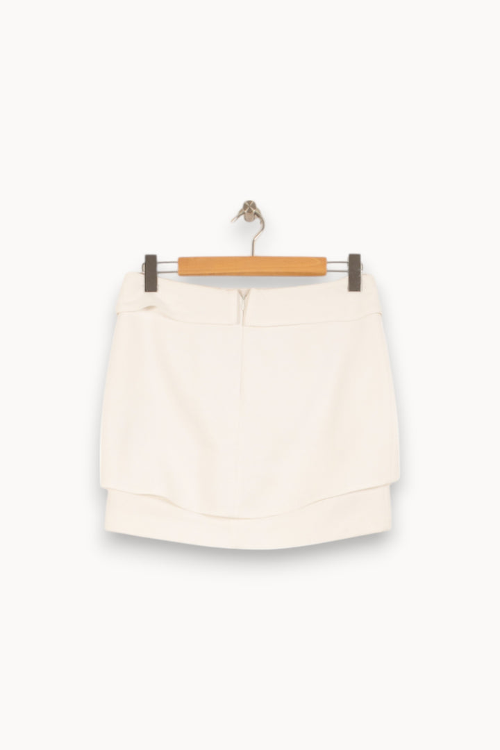 Jupe Courte Blanche - Taille L/40 de la marque The Kooples | PLY1187 - Vendu par Paradigme - Image 4