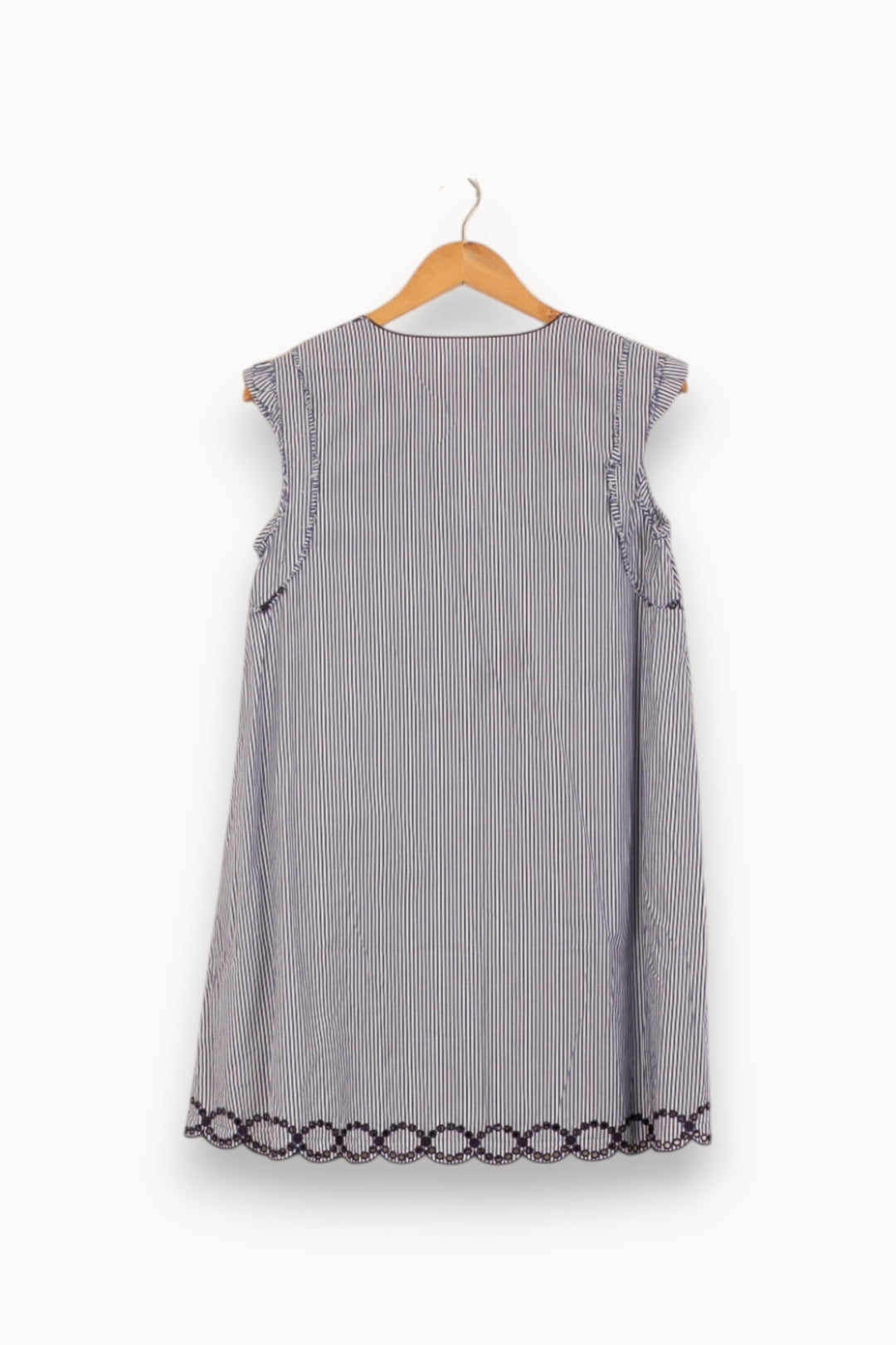 Robe Courte Bleu et Blanc - Taille S/36 de la marque Claudie Pierlot | PLY1189 - Vendu par Paradigme - Image 4