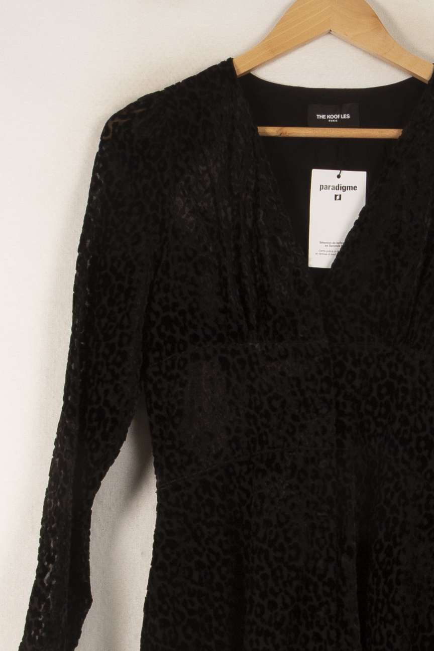 Robe Courte Noire - Taille S/36 de la marque The Kooples | PLY1201 - Vendu par Paradigme - Image 3