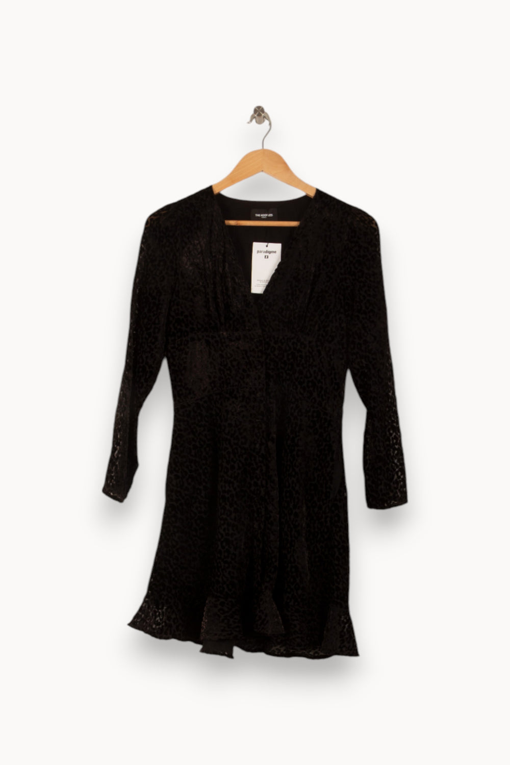 Robe Courte Noire - Taille S/36 de la marque The Kooples | PLY1201 - Vendu par Paradigme - Image 2