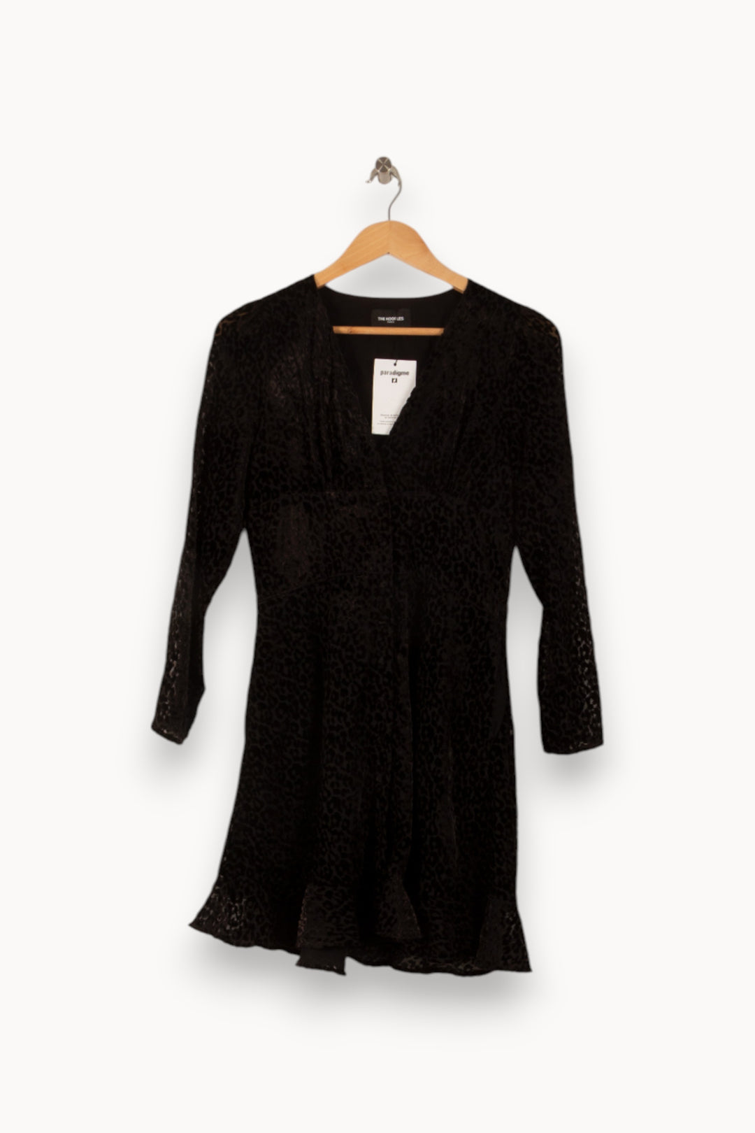 Robe Courte Noire - Taille S/36 de la marque The Kooples | PLY1201 - Vendu par Paradigme - Image 2