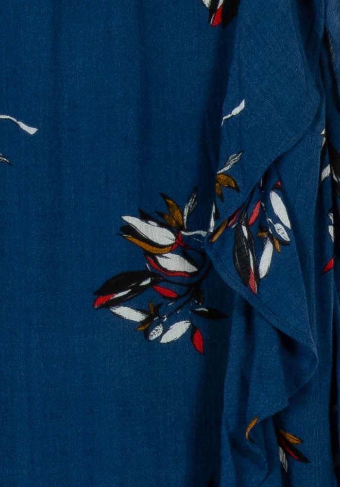 Robe bleue à motifs - Taille S/36 de la marque Caroll | PLY1216 - Vendu par Paradigme - Image 3