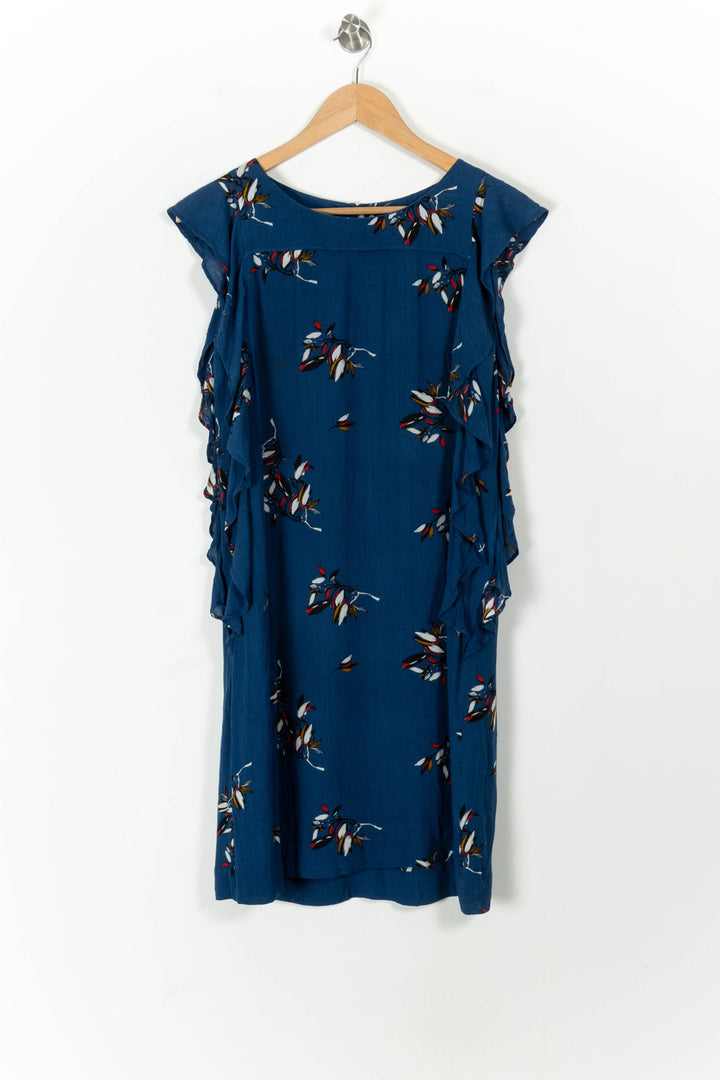 Robe bleue à motifs - Taille S/36 de la marque Caroll | PLY1216 - Vendu par Paradigme - Image 2