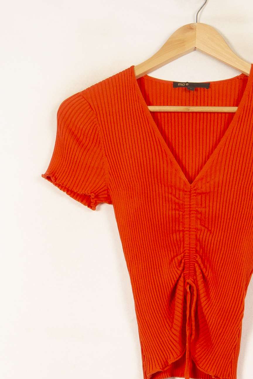 Top Rouge - Taille S/36 de la marque Maje | PLY1217 - Vendu par Paradigme - Image 3
