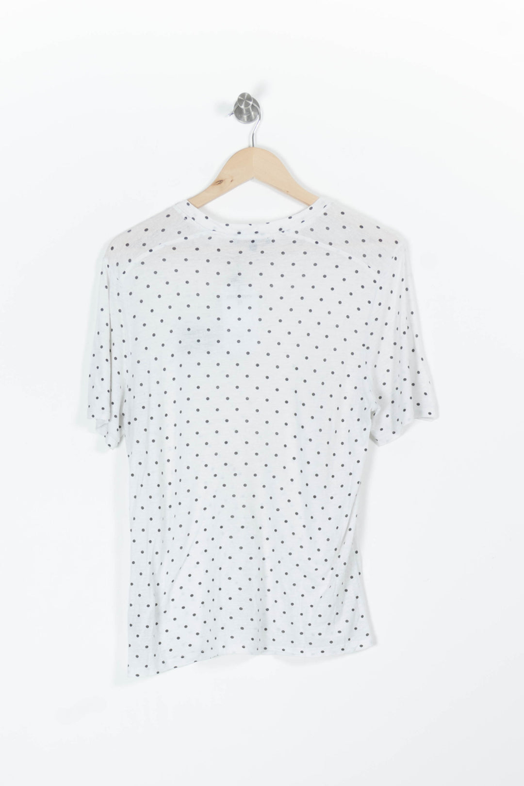 T-shirt blanc à motif - Taille S/36 de la marque Maje | PLY1218 - Vendu par Paradigme - Image 4