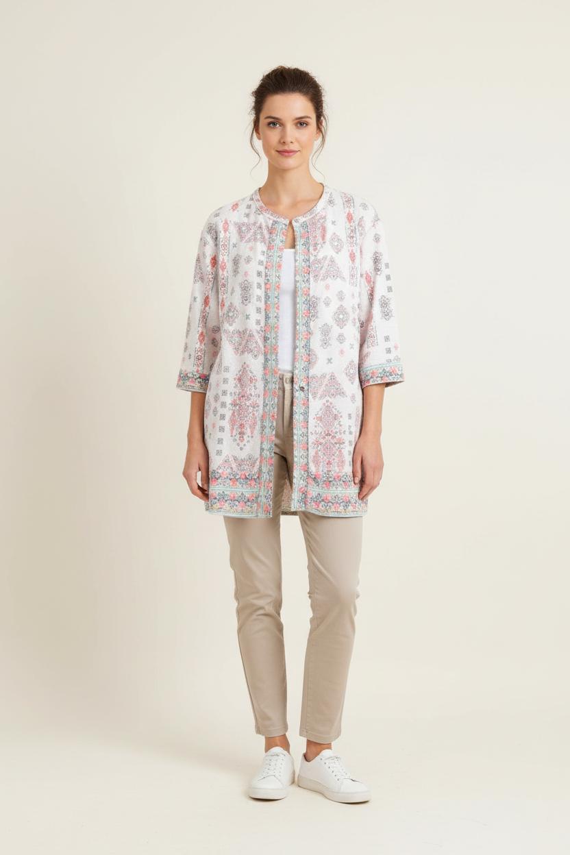 Veste Multicolore - Taille L/40 de la marque La Fée Maraboutée | PLY1231 - Vendu par Paradigme - Image 1