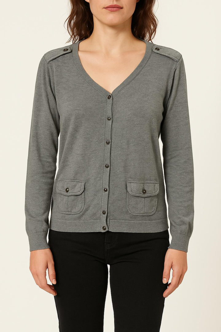 Cardigan Gris - Taille M/38 de la marque Gerard Darel | PLY1234 - Vendu par Paradigme - Image 1