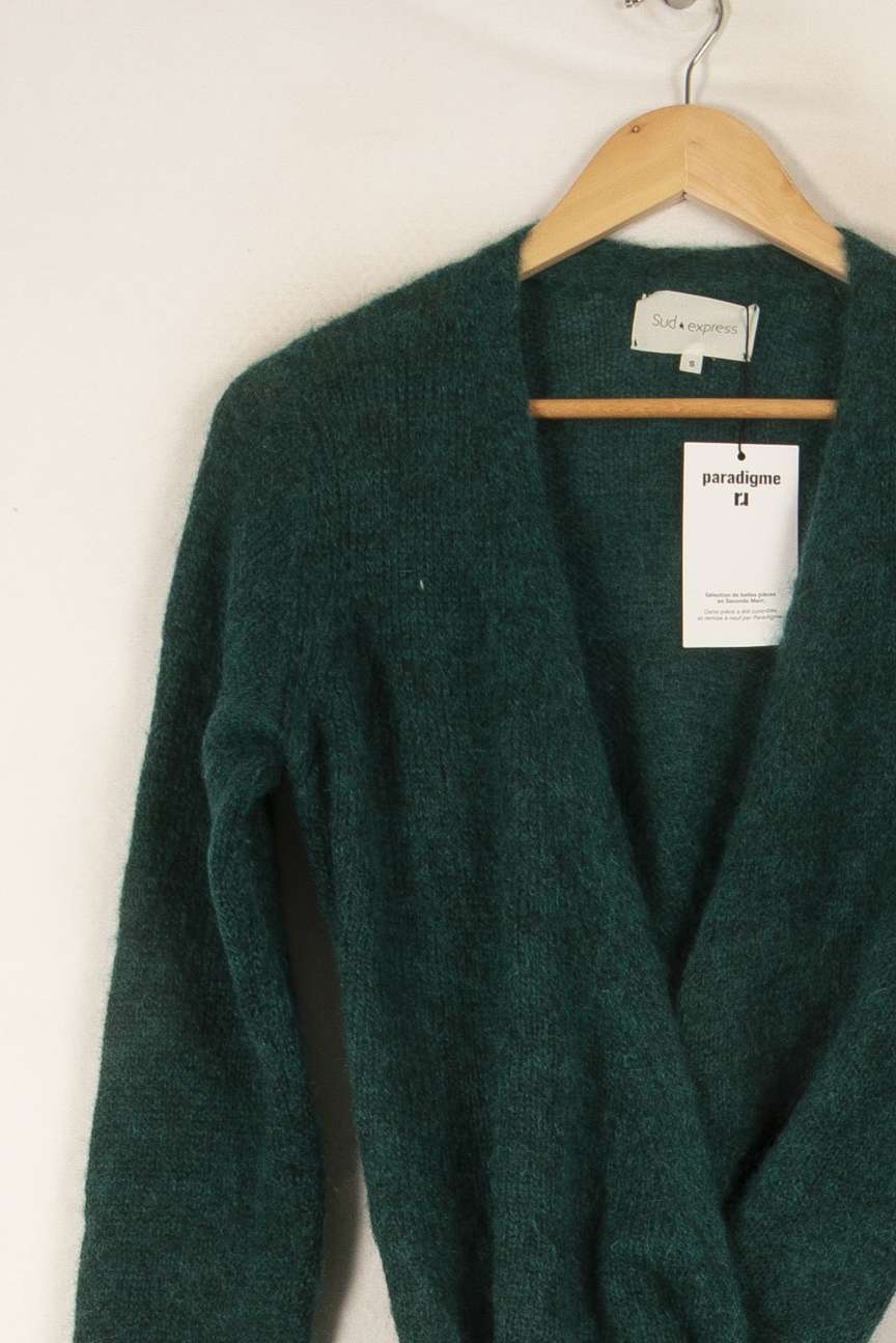 Pull vert - Taille S/36 de la marque Sud express | PLY1237 - Vendu par Paradigme - Image 2