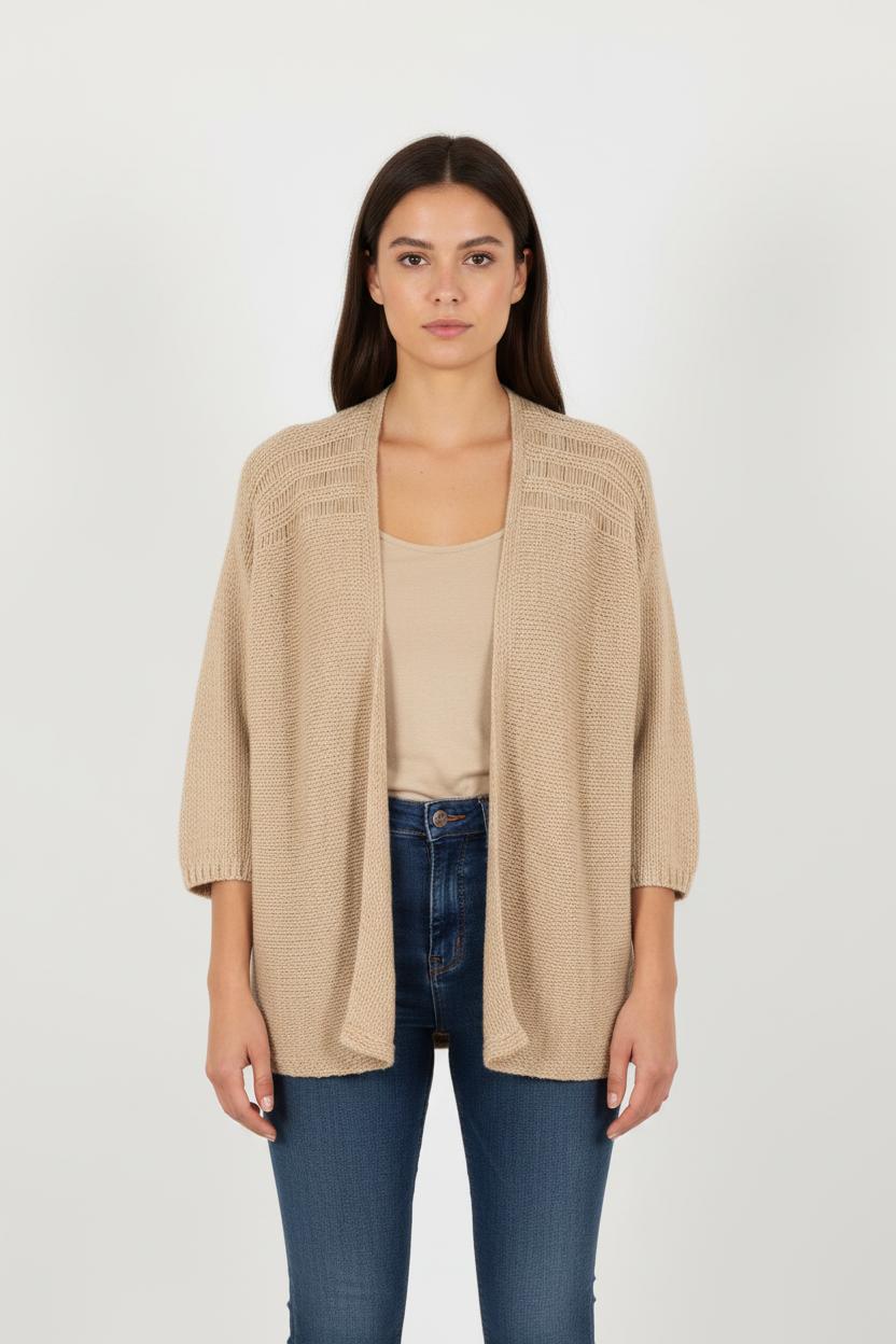 Cardigan beige - Taille L/40