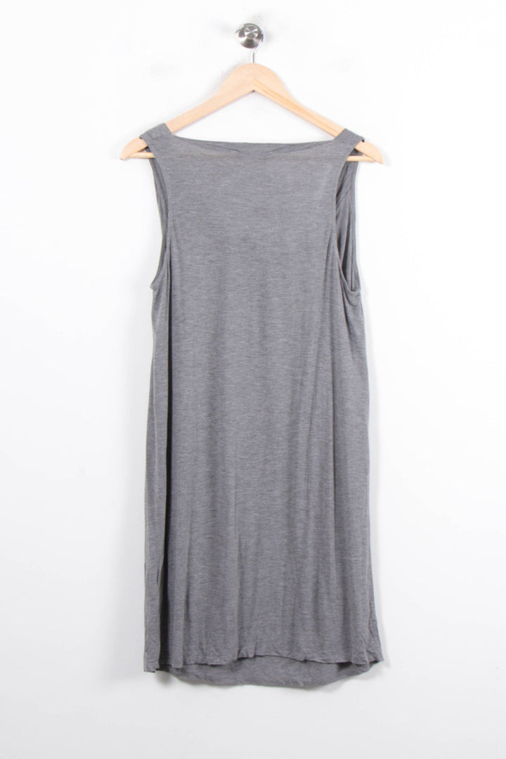 Robe Midi Grise - Taille L/40 de la marque Vanessa Bruno | PLY1248 - Vendu par Paradigme - Image 4