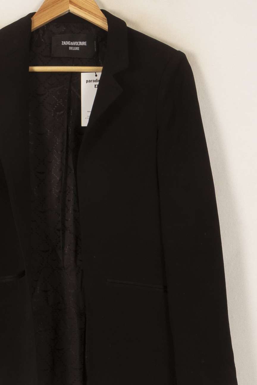 Blazer Noir - Taille M/38 de la marque Zadig&Voltaire | PLY1256 - Vendu par Paradigme - Image 3