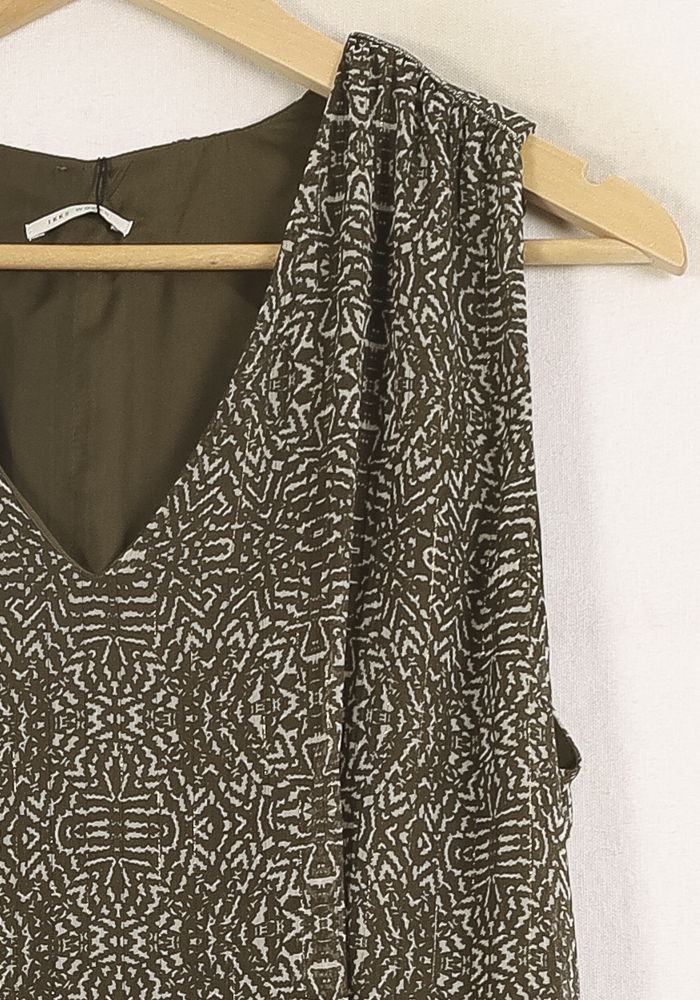 Robe Sans Manches Verte - Taille L/40 de la marque IKKS | PLY1260 - Vendu par Paradigme - Image 3