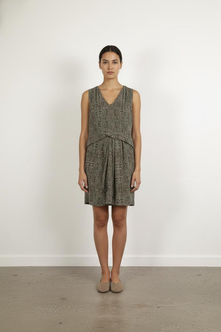 Robe Sans Manches Verte - Taille L/40
