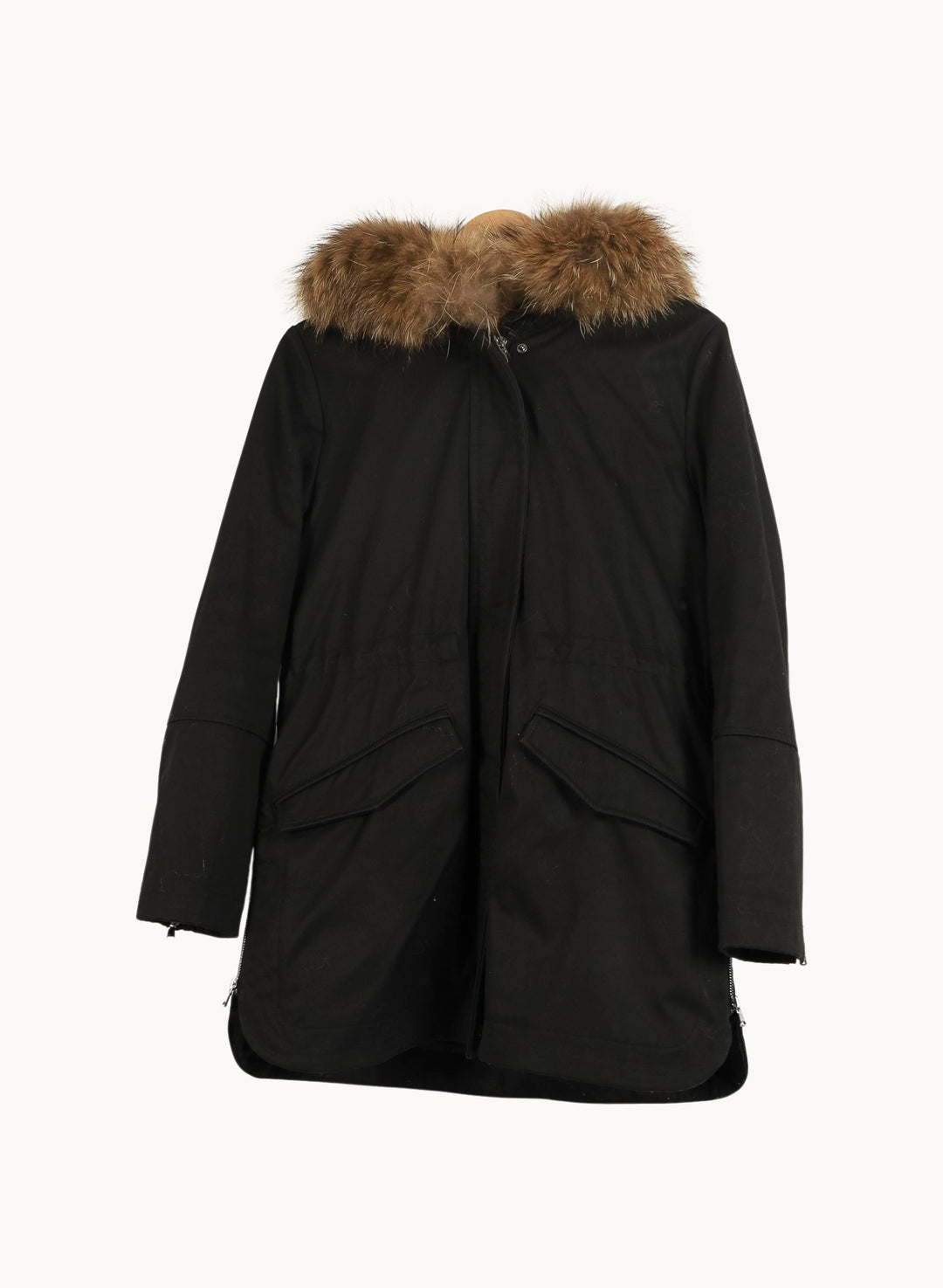Parka Noir et Marron - Taille M/38 de la marque ZAPA | PLY1263 - Vendu par Paradigme - Image 2