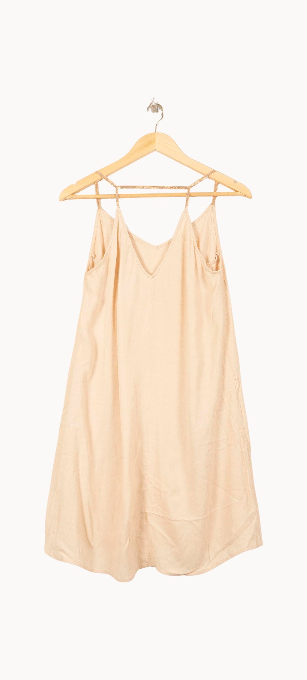 Robe Nuisette Beige - Taille L/40 de la marque Maje | PLY1272 - Vendu par Paradigme - Image 4