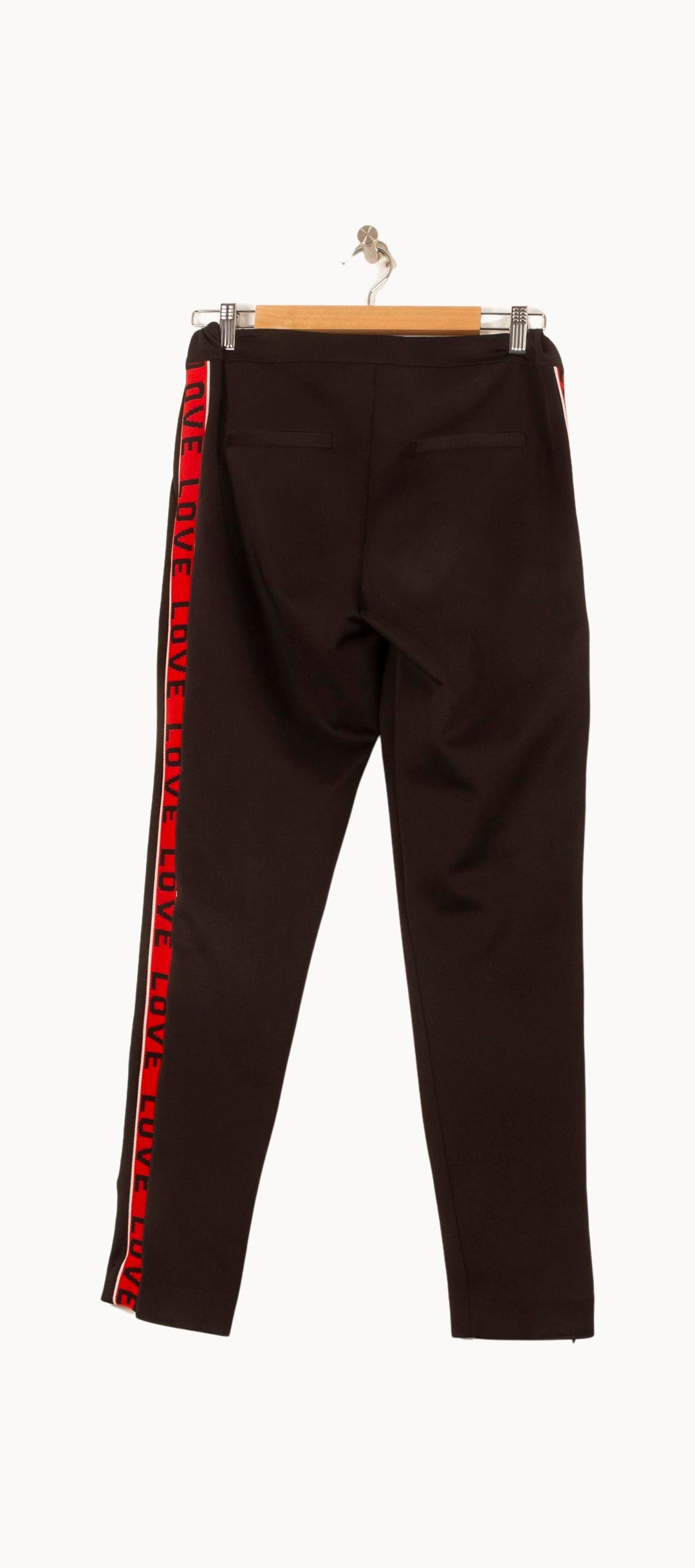 Pantalon Noir et Rouge - Taille M/38 de la marque Maje | PLY1273 - Vendu par Paradigme - Image 4