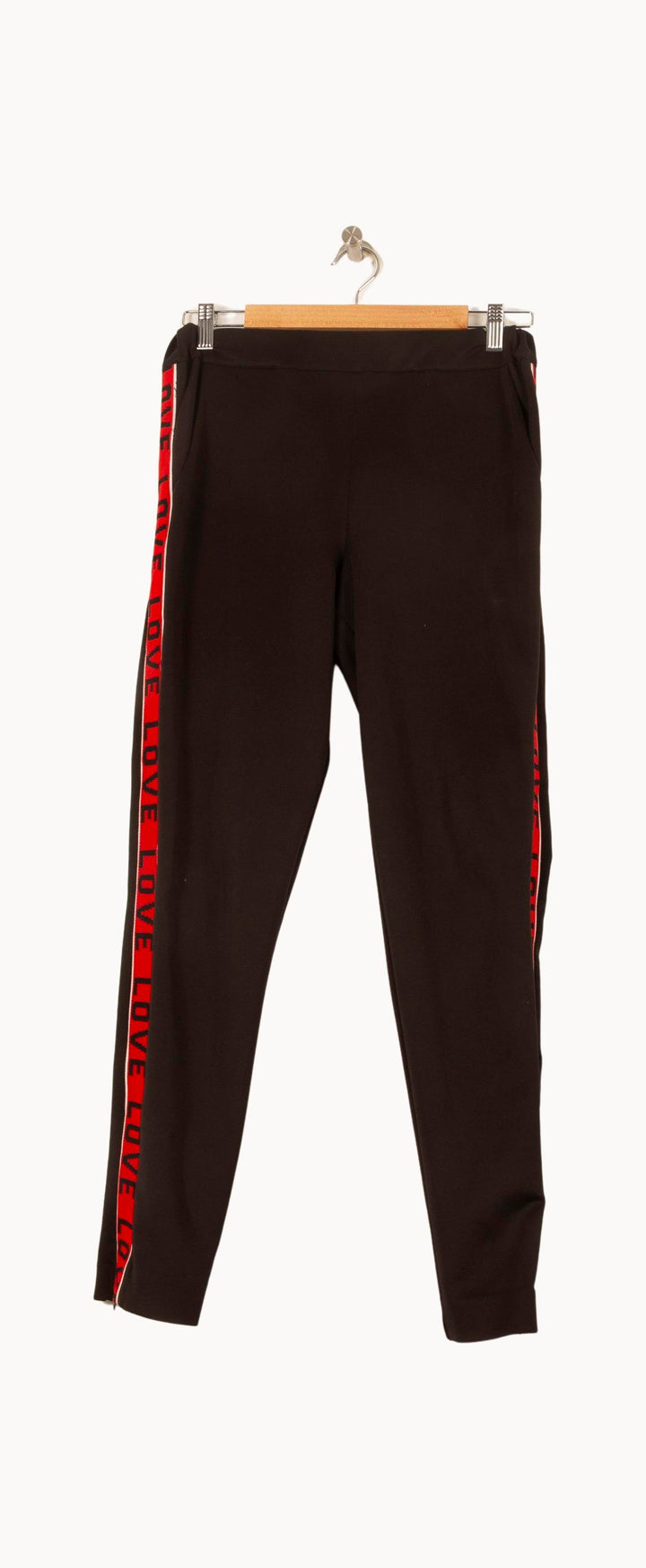 Pantalon Noir et Rouge - Taille M/38 de la marque Maje | PLY1273 - Vendu par Paradigme - Image 2