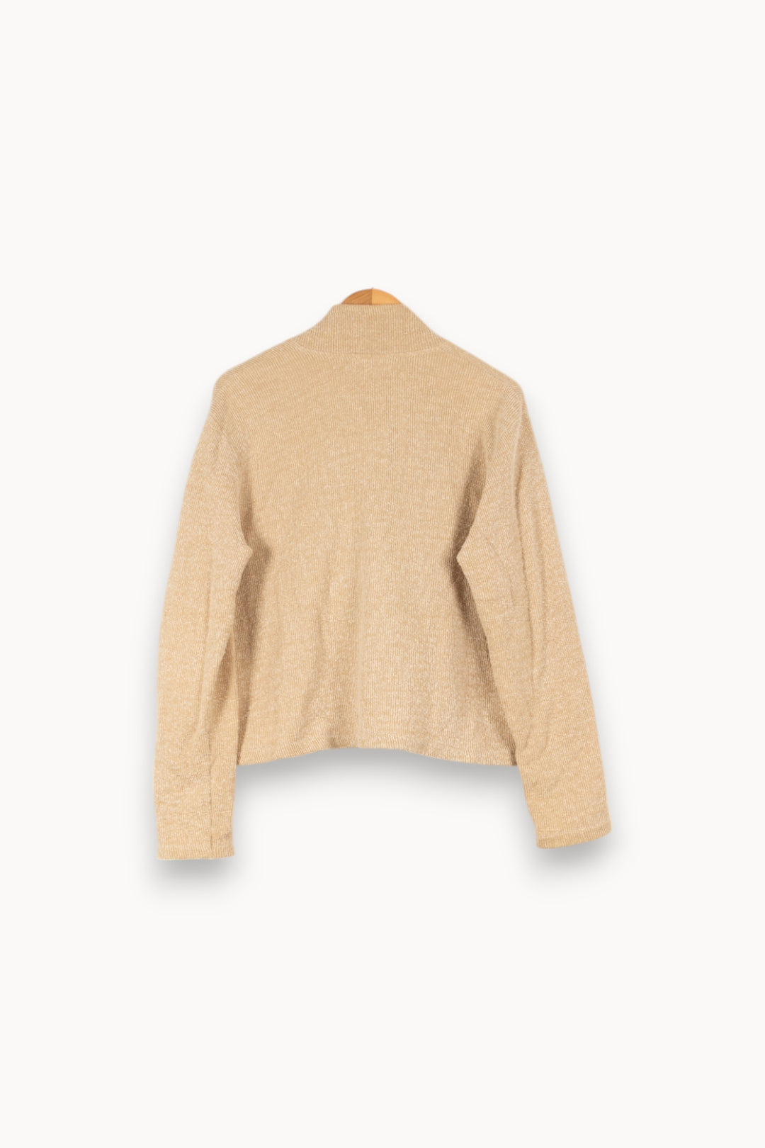 Cardigan beige - Taille L/40 de la marque American Vintage | PLY1277 - Vendu par Paradigme - Image 3