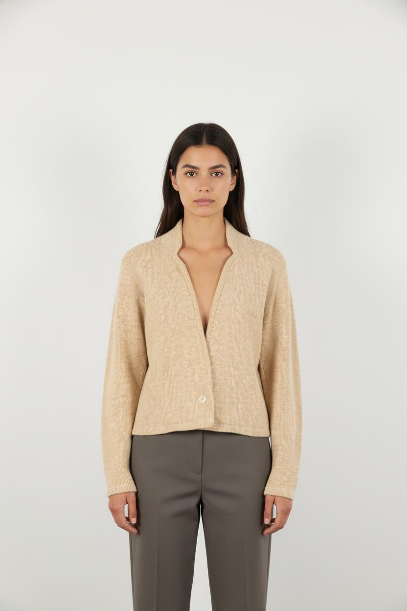 Cardigan beige - Taille L/40