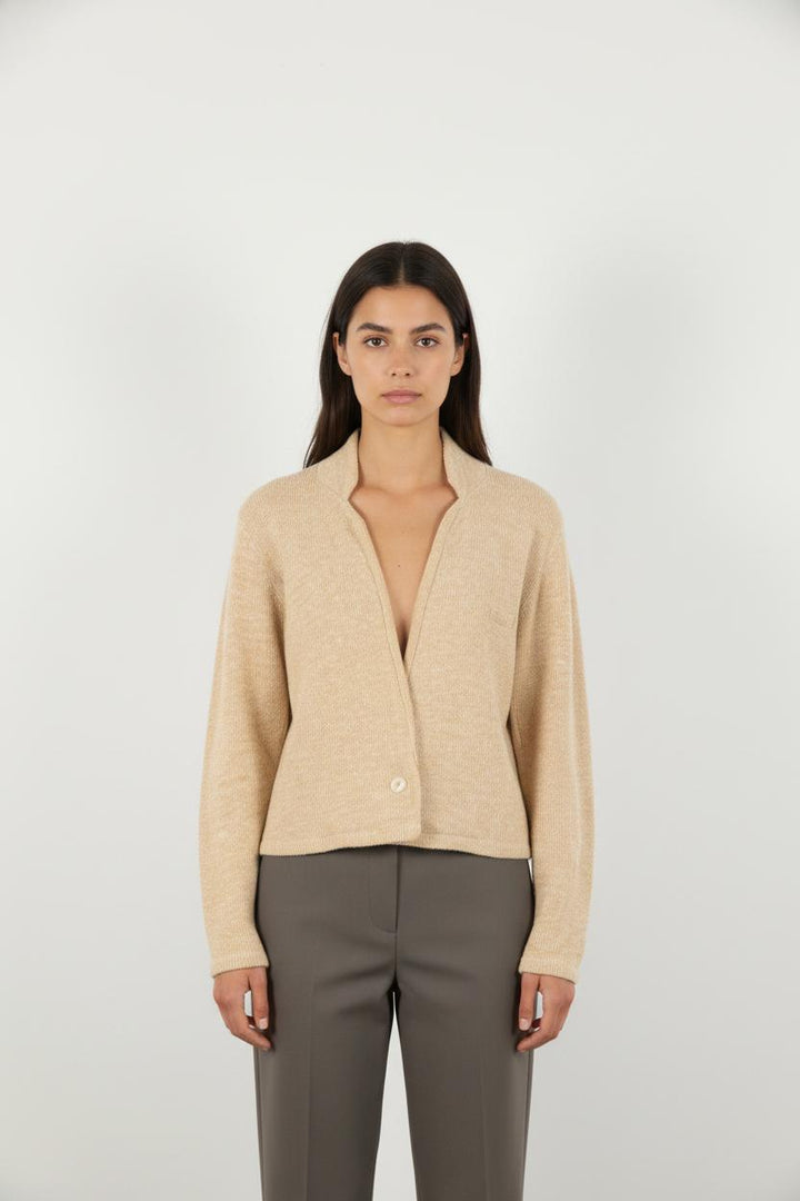 Cardigan beige - Taille L/40